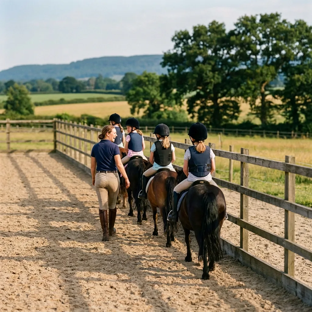 Cours de poney à Beauvallon, Rhône